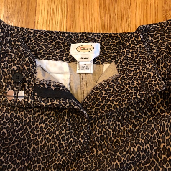 Talbots Pants - 🔥 Talbots Animal Print Corduroy Pants